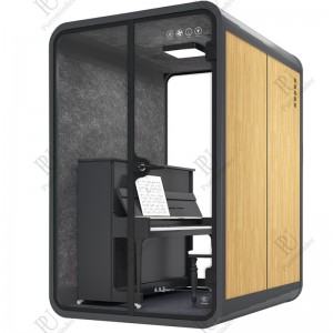 Ruchowe przenośne studio Home Stalowe biurka akustyczne Krzesło Biuro Dźwiękoszczelne kapsuły Biuro Budka telefoniczna Wewnętrzne spotkanie robocze Modułowe